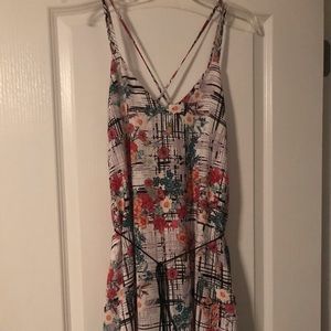 Floral spaghetti strap dress
